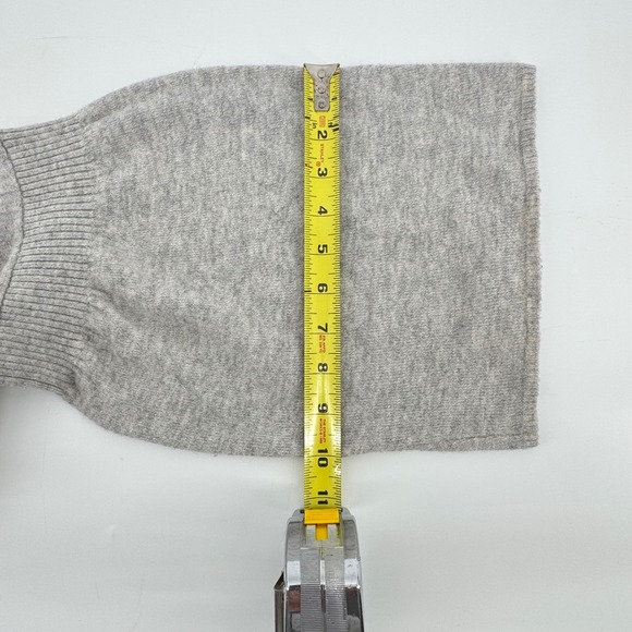 LOFT Outlet Lounge Women's Gray Knit Bell Sleeve Cottage Core Cozy Sweater XL - Picture 10 of 10